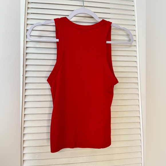 Red Mid-Rise tank top - Picture 3 of 3